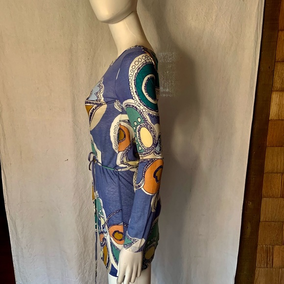 FRENCH CONNECTION SIXTIES MESH LONG SLEEVE DRESS - Picture 4 of 12